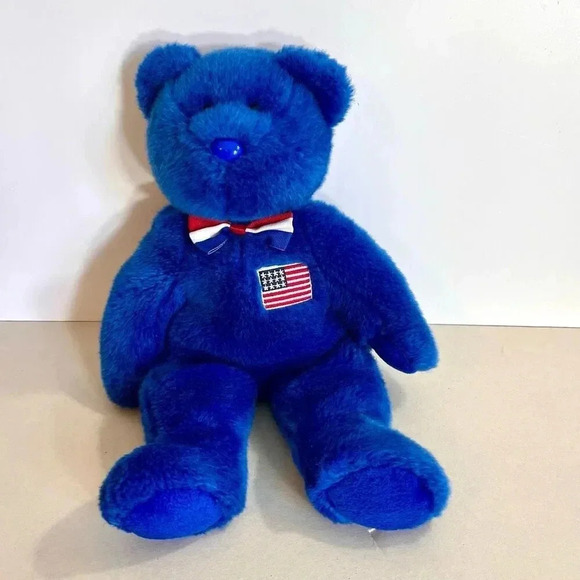 Ty Other - Ty Beanie Buddy 2004 John (Adams) The Bear Plush Stuffed Animal